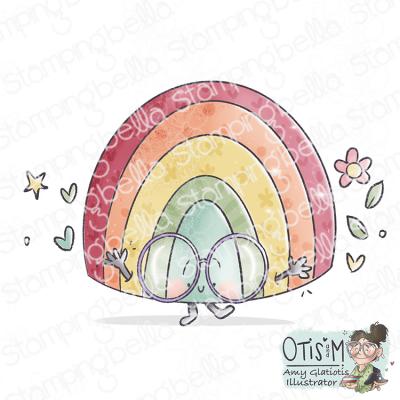 Stamping Bella Stempel - Spec-Tacular Rainbow